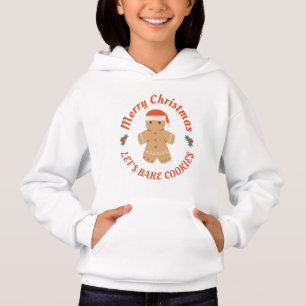 Merry Christmas Let's Bake Cookies Gingerbread Man