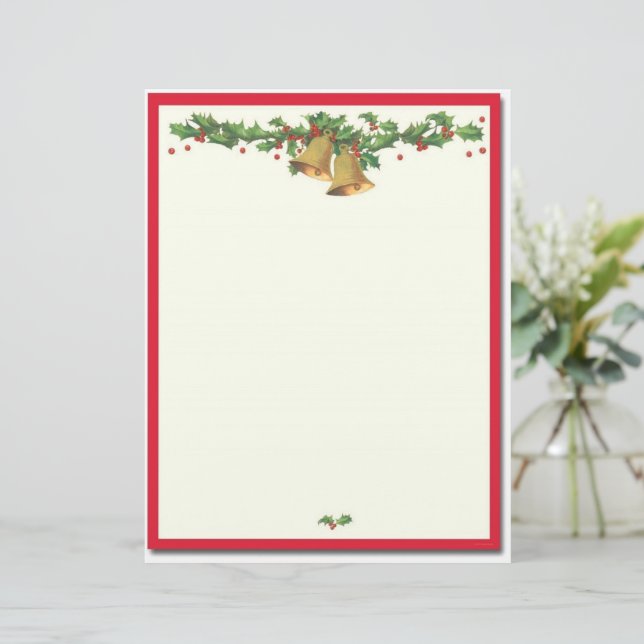 Merry Christmas Letterhead (Standing Front)
