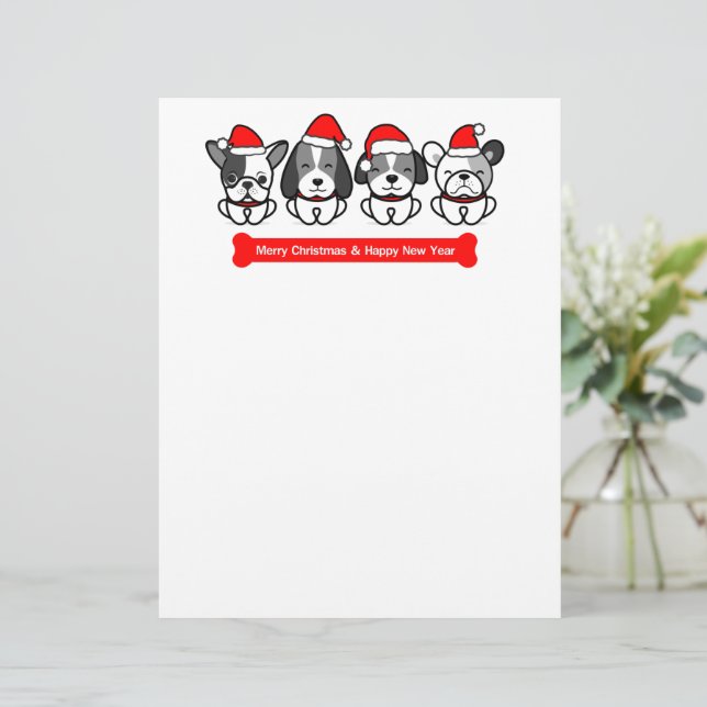 Merry Christmas Letterhead (Standing Front)
