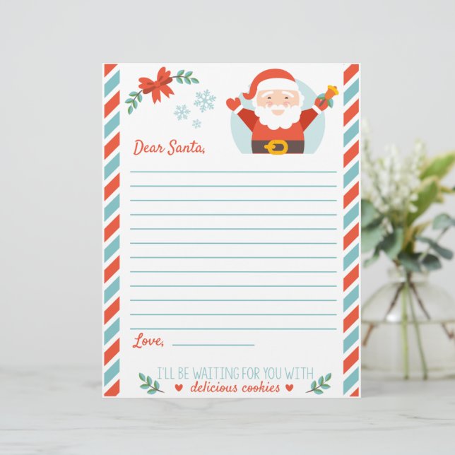 Merry Christmas Letterhead (Standing Front)