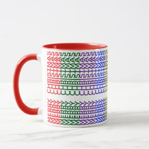 MERRY CHRISTMAS LETTERING MUG