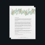 Merry Christmas Letters Template Letterhead<br><div class="desc">Transform your holiday correspondence into a work of art with this enchanting Watercolor Christmas letter template. Each sheet is a canvas of festive colours and delicate strokes, adding a touch of creativity to your Christmas letters, invitations, and well-wishes. Celebrate the season with elegance and style. If you would like printable...</div>