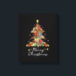 Merry Christmas Library Tree Book Reading Lover Li Canvas Print<br><div class="desc">This is a great gift for your family,  friends during Hanukkah holiday. They will be happy to receive this gift from you during Hanukkah holiday.</div>