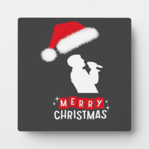 Merry Christmas Library Tree Plaque