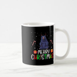 Merry Christmas Lights Bear Reindeer Hat Xmas Pjs  Coffee Mug