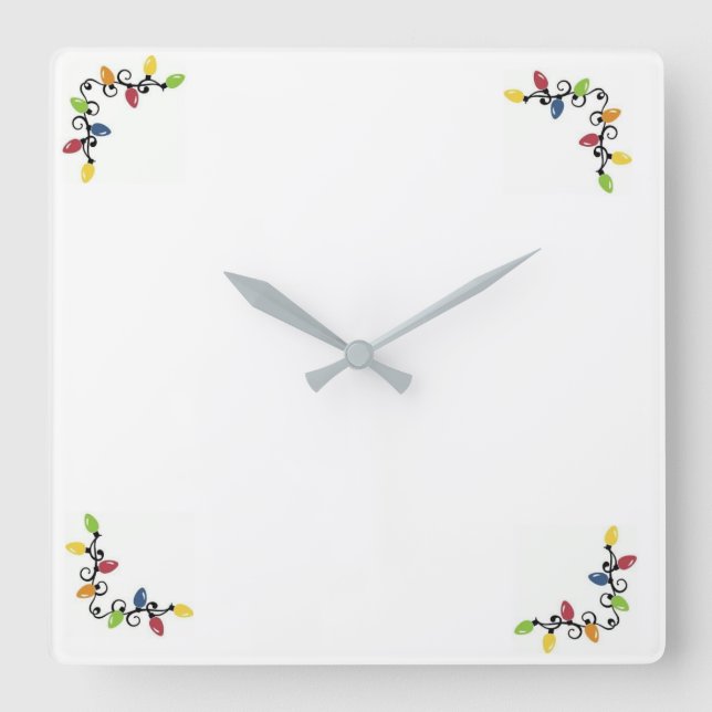 **MERRY CHRISTMAS LIGHTS** CLOCK (Front)