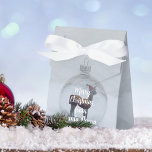 Merry Christmas Llama Party Winter Snow Favor Box<br><div class="desc">Merry Christmas from Santa Llama! Just add your short message to this festive snow scene.</div>