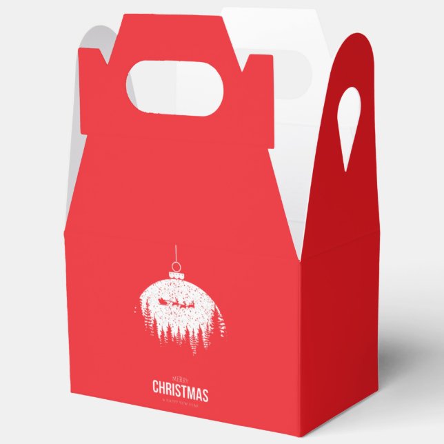 Merry Christmas Long Sleeve Shirt  Favor Box (Open)