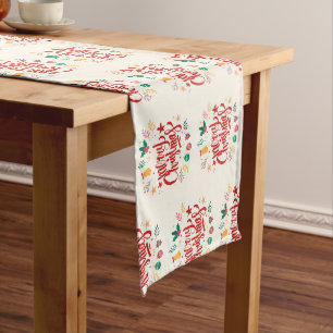 Merry Christmas Long Table Runner