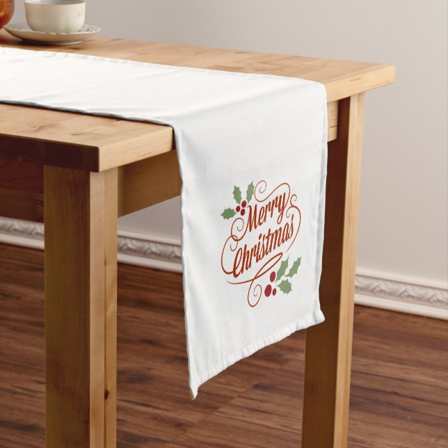 Merry Christmas Long Table Runner (In Situ)