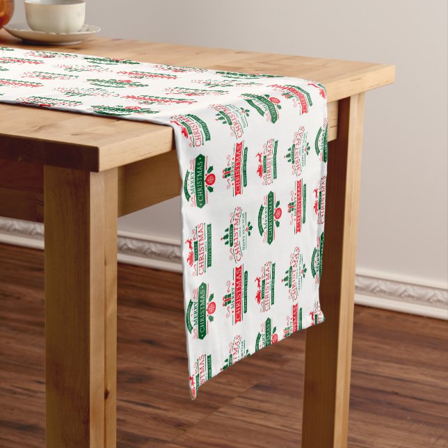 Merry Christmas Long Table Runner (In Situ)