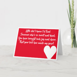 Merry Christmas Love card