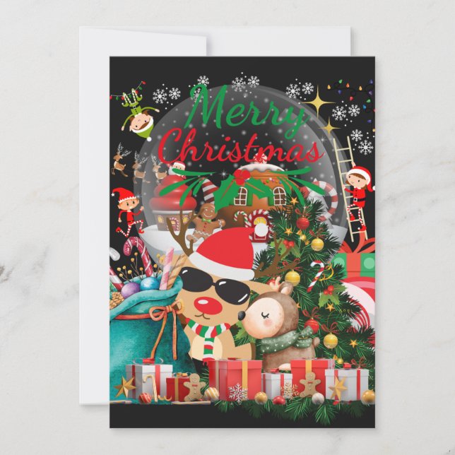 Merry Christmas Magic: Festive Holiday Delights Card (Front)