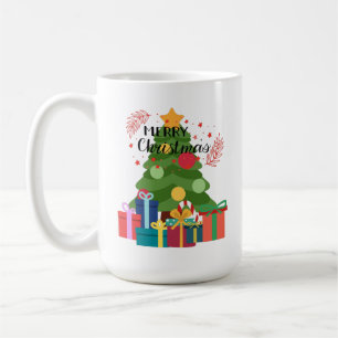 Merry Christmas Magic: Tree and Gifts Coffee Mug