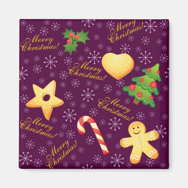 Merry Christmas Magnet (Front)