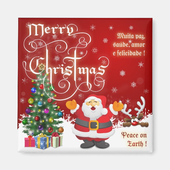 Merry Christmas Magnet (Front)