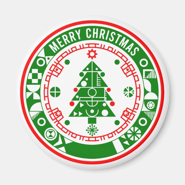 Merry Christmas Magnet (Front)