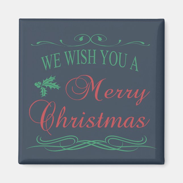 Merry Christmas Magnet (Front)