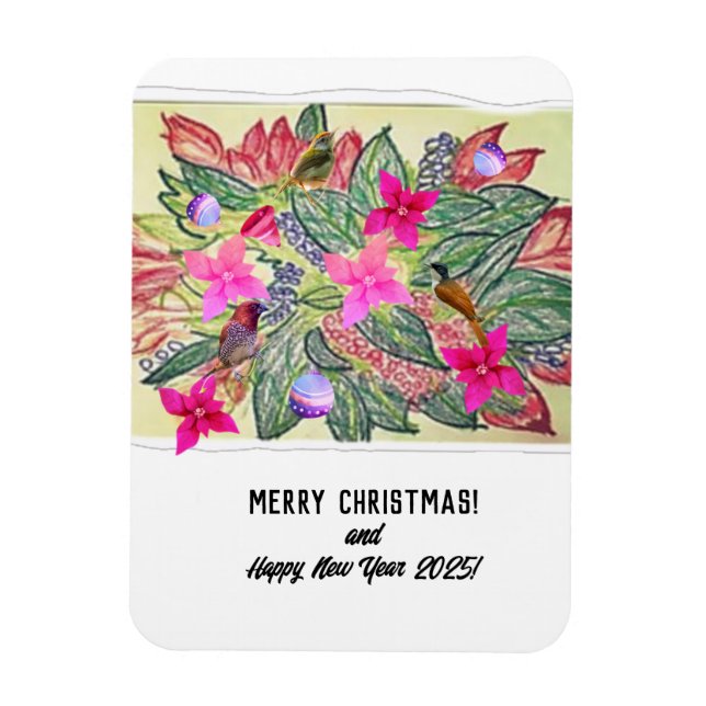 Merry Christmas! Magnet (Vertical)