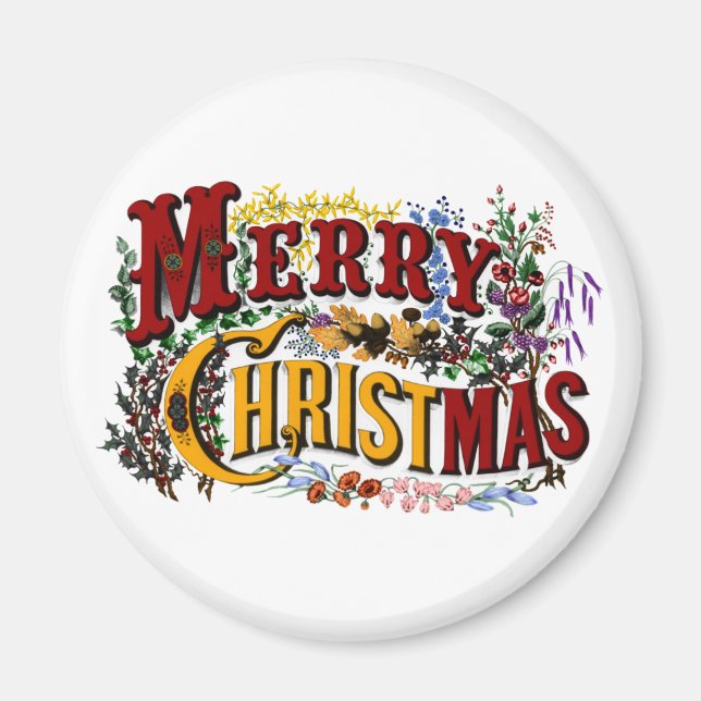 Merry Christmas Magnet (Front)