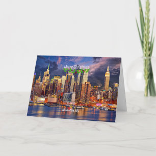 Merry Christmas, Manhattan, NY Card