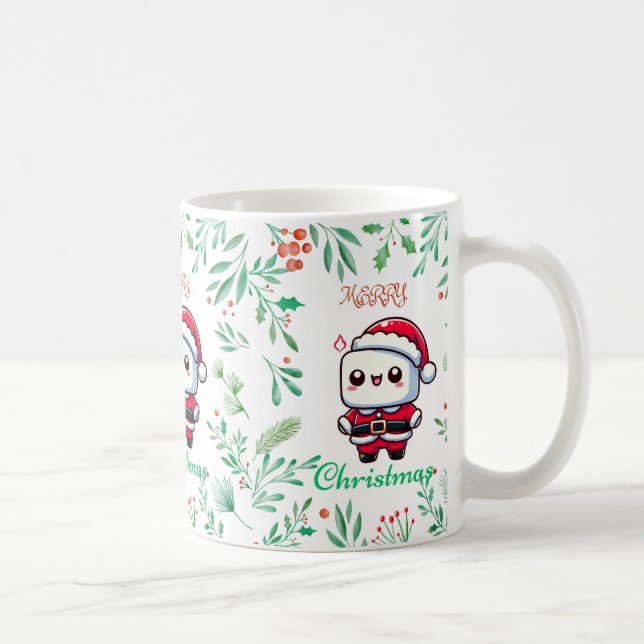 Merry Christmas Marshmallow Delight Coffee Mug (Right)