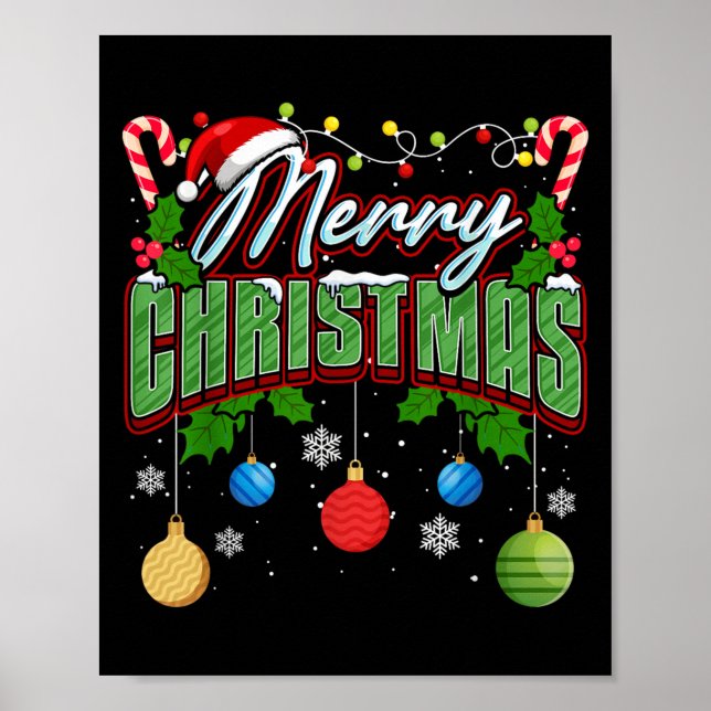 Merry Christmas Matching Family Merry Christmas Xm Poster (Front)