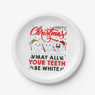 Merry Christmas May All Your Teeth Be White   Paper Plate