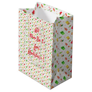 Merry Christmas Medium Gift Bag