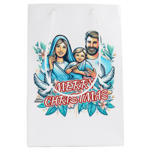 Merry Christmas Medium Gift Bag