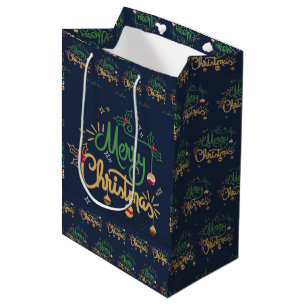 Merry Christmas Medium Gift Bag
