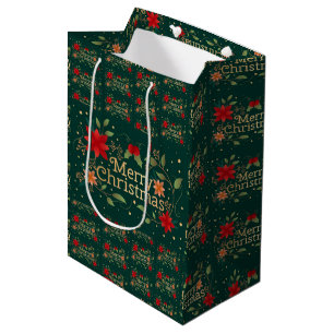 Merry Christmas Medium Gift Bag