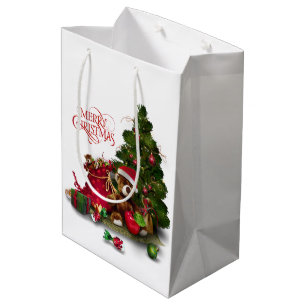 Merry Christmas Medium Gift Bag