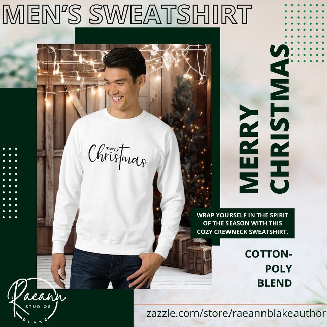 Merry Christmas Men's Basic Sweatshirt (Creator Uploaded)