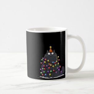 Merry Christmas Meowy Cats Tree Lovers Cute Catmas Coffee Mug