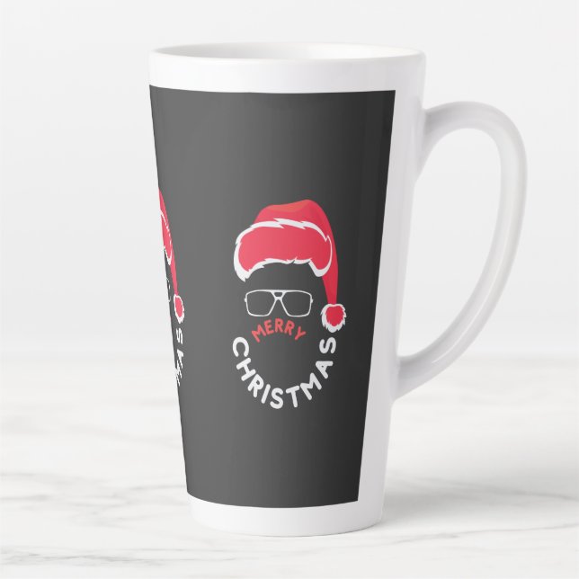 Merry Christmas, Merry & Bright               Latte Mug (Right)