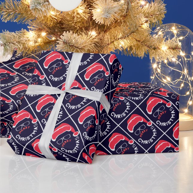 Merry Christmas, Merry & Bright   Wrapping Paper (Holidays)