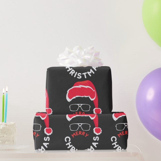 Merry Christmas, Merry & Bright   Wrapping Paper (Party Gifts)