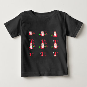Merry Christmas Merry Christmas Funny Santa Hohoho Baby T-Shirt