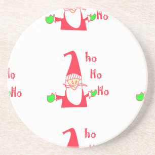 Merry Christmas Merry Christmas Funny Santa Hohoho Coaster