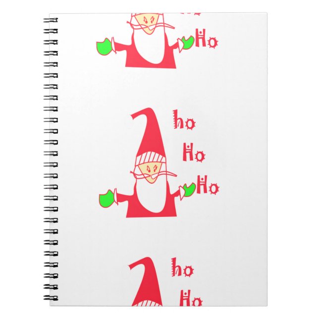 Merry Christmas Merry Christmas Funny Santa Hohoho Notebook (Front)
