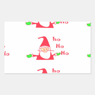 Merry Christmas Merry Christmas Funny Santa Hohoho Sticker