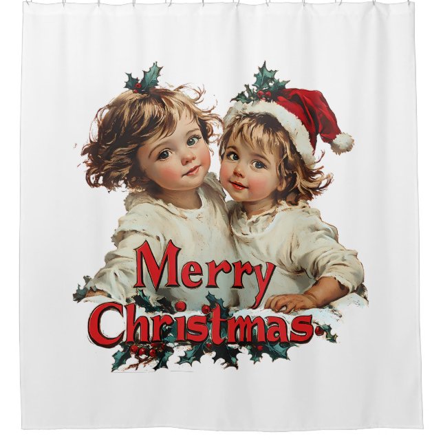 Merry Christmas - Merry Christmas with Cute Child (Front)