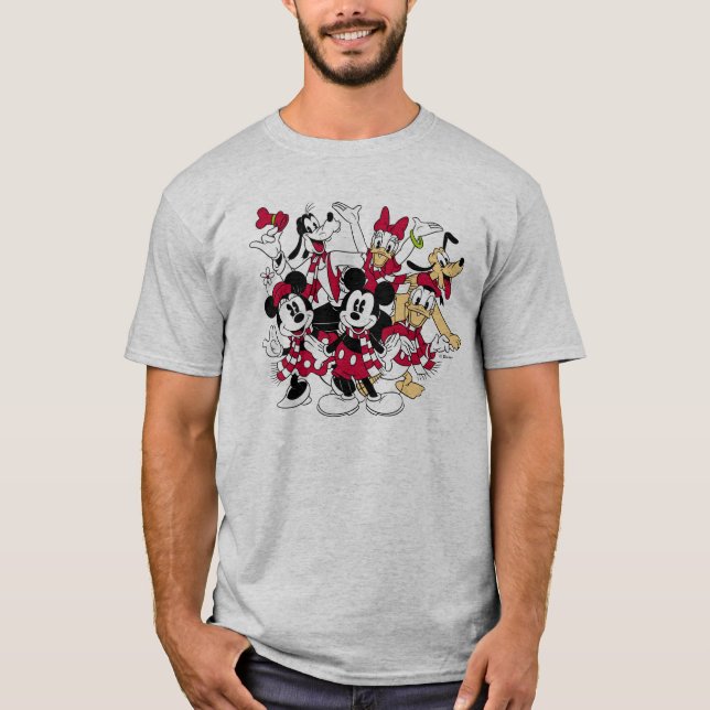 Merry Christmas | Mickey & Friends Joyful Holiday T-Shirt (Front)