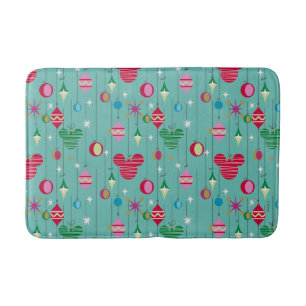 Merry Christmas   Mickey Retro Bath Mat
