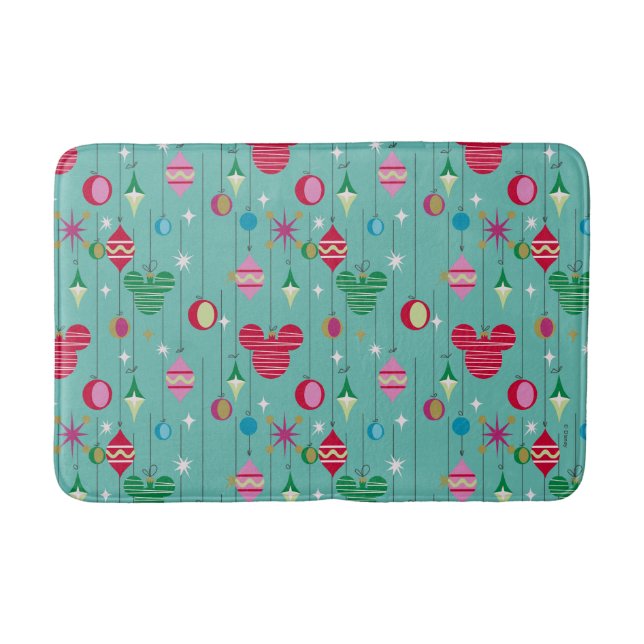 Merry Christmas | Mickey Retro Bath Mat (Front)