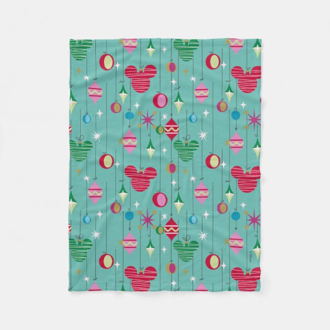 Merry Christmas | Mickey Retro Fleece Blanket (Front)
