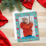 Merry Christmas | Mickey Retro Holiday Postcard<br><div class="desc">Celebrate the holidays and your love of Disney with this cute Christmas design featuring Mickey Mouse,  Minnie Mouse and Pluto travelling in a winter sled.</div>