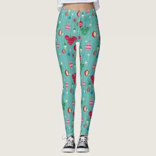 Merry Christmas   Mickey Retro Leggings