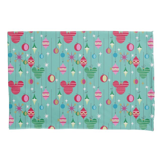 Merry Christmas | Mickey Retro Pillowcase (Front)